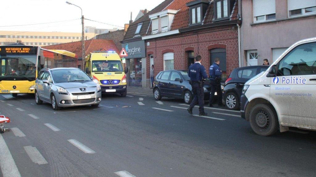 Accident Rue De Menin Mouscron