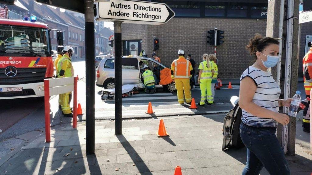 Accident Rue De Menin Mouscron