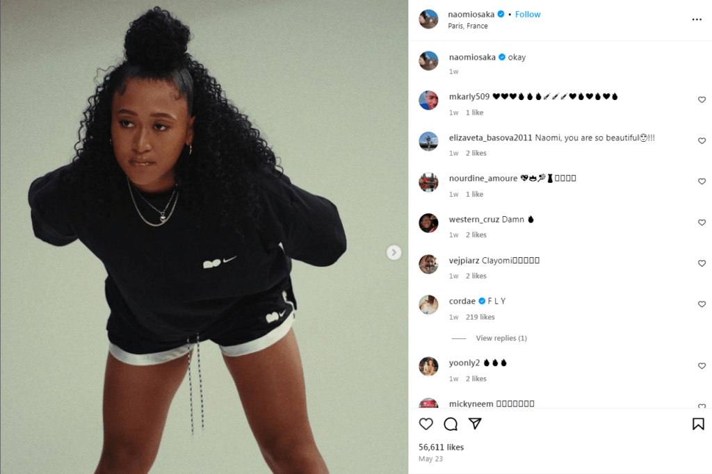 Naomi Osaka Gewicht