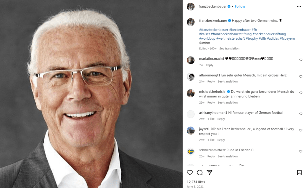 Franz Beckenbauer Vermögen