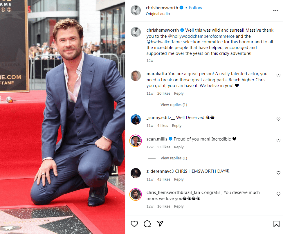 Chris Hemsworth Vermögen 2024