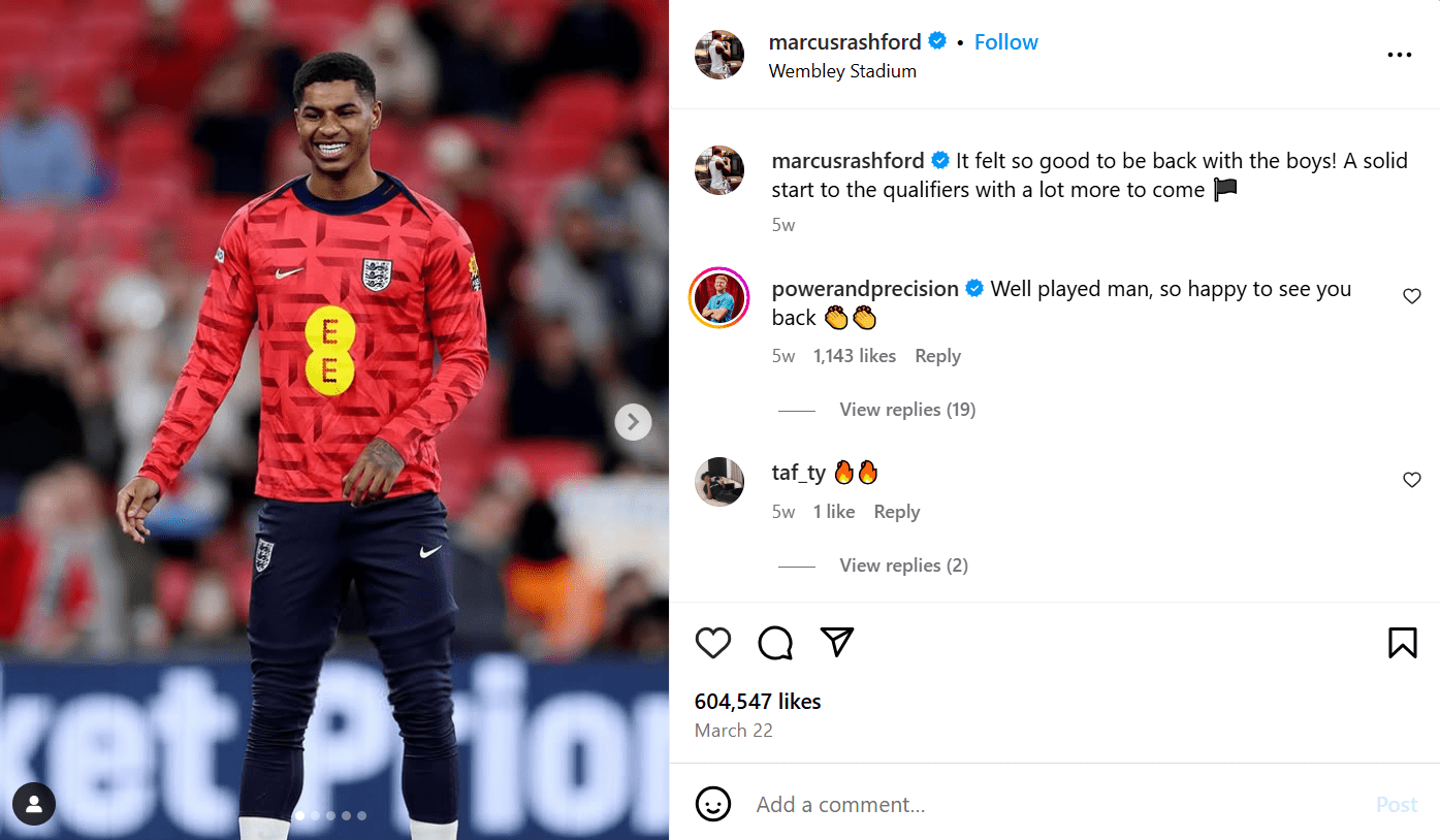 Marcus Rashford Fußballspieler