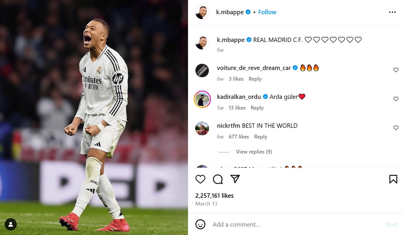 Kylian Mbappé Fußballspieler