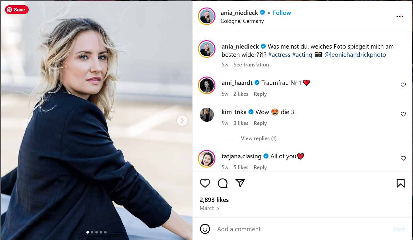 Ania Niedieck Schauspielerin
