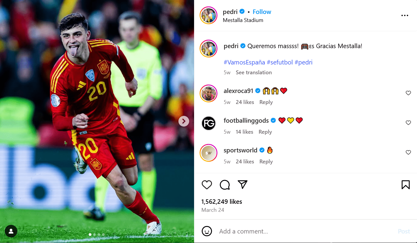 Pedri Fußballspieler