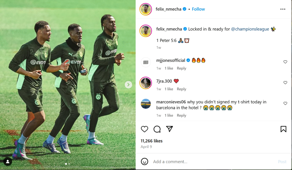 Felix Nmecha Fußballspieler
