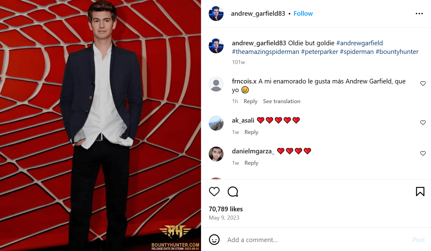 Andrew Garfield Freundin