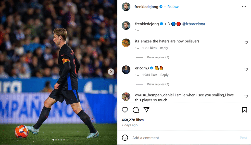Frenkie de Jong Fußballspieler Frenkie de Jong Fußballspieler