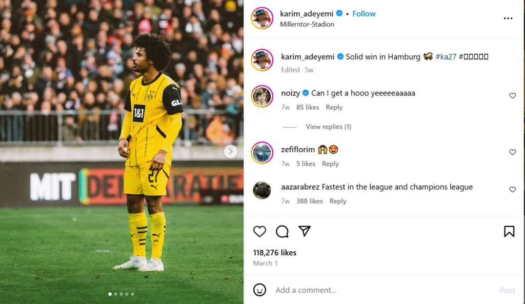 Karim Adeyemi Fußballspieler Karim Adeyemi Fußballspieler
