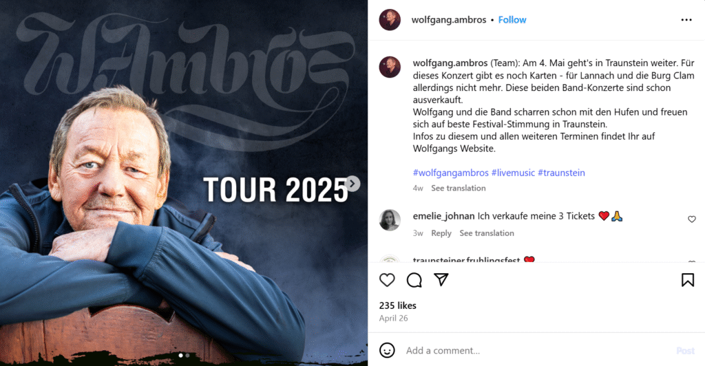 Wolfgang Ambros Sänger