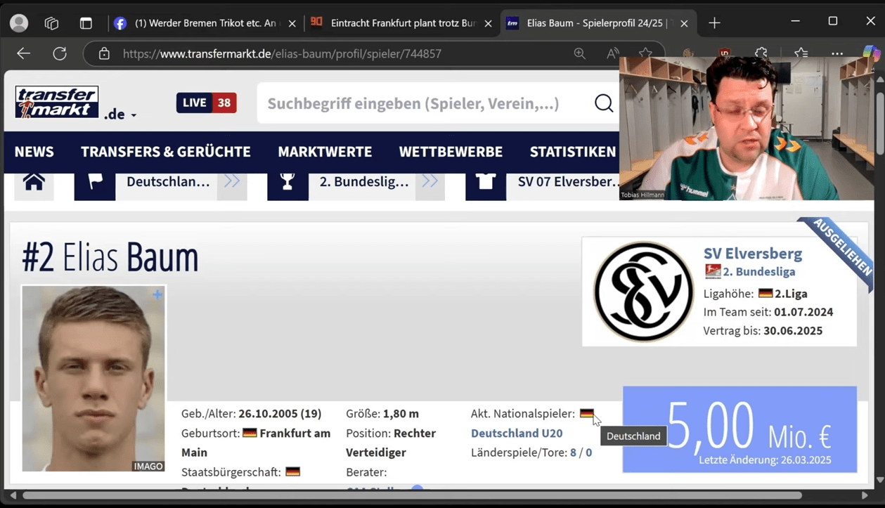 Elias Baum fußballspieler