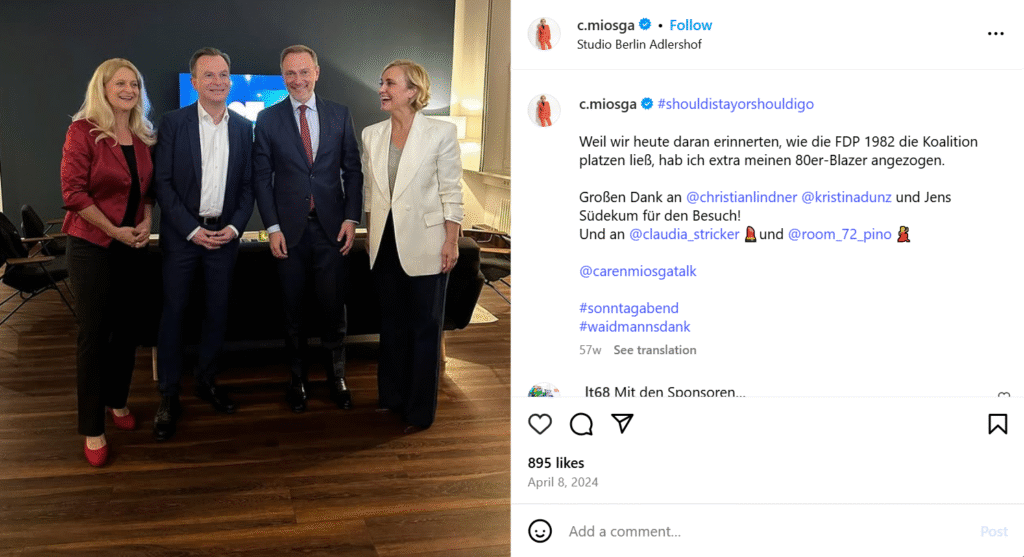 Caren Miosga Fernsehmoderatorin Caren Miosga Fernsehmoderatorin