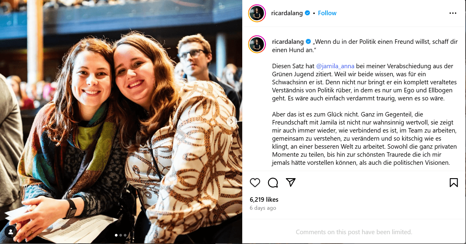 Ricarda Lang vermögen