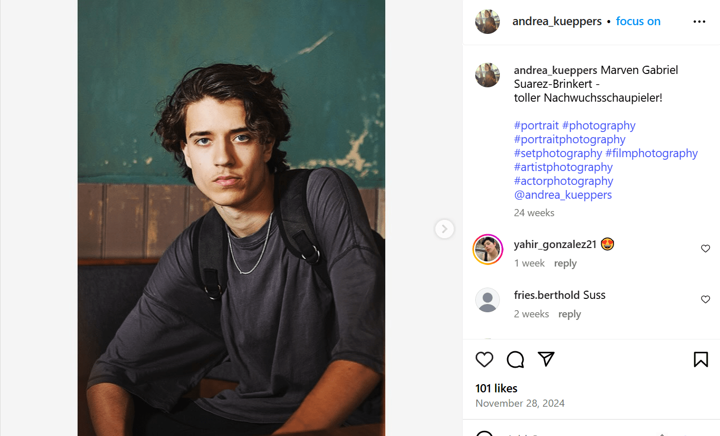 Marven Gabriel Suarez-Brinkert Schauspieler