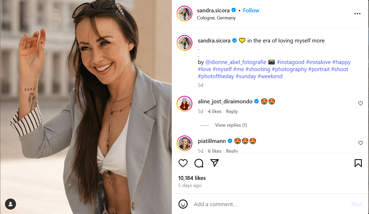 Sandra Sicora Beziehung