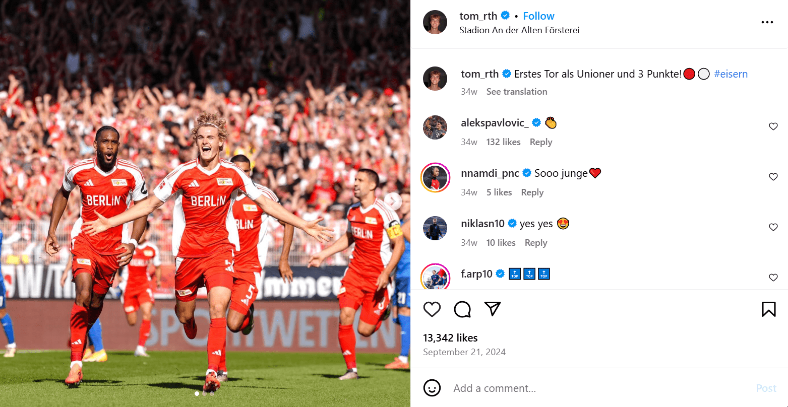 Tom Rothe fußballspieler