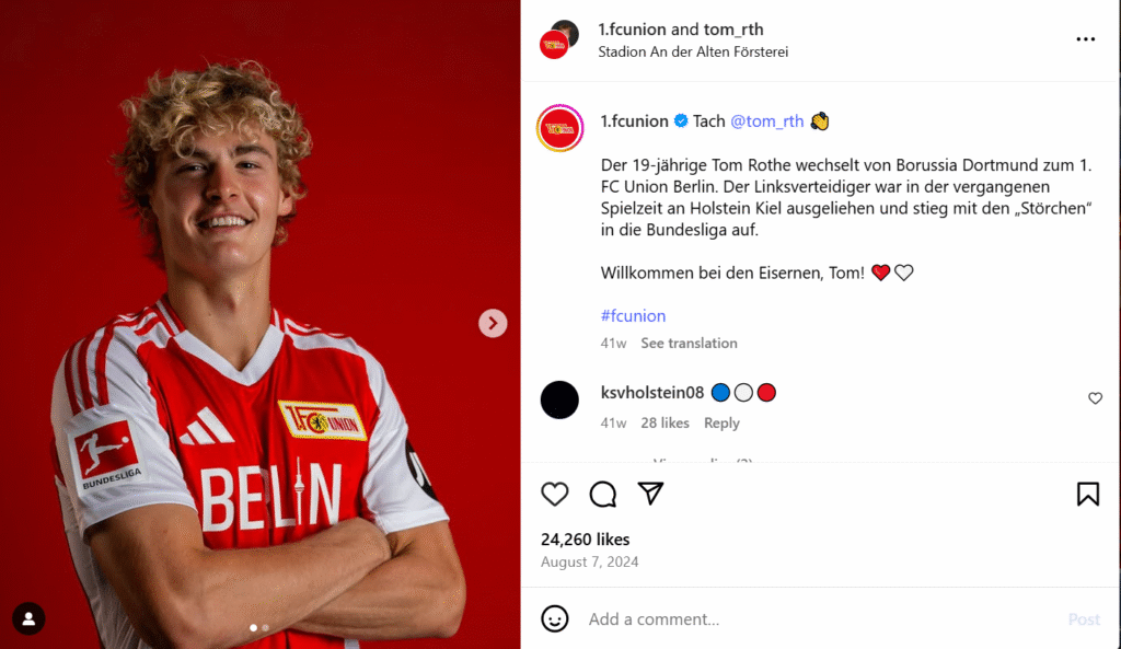 Tom Rothe fußballspieler Tom Rothe fußballspieler
