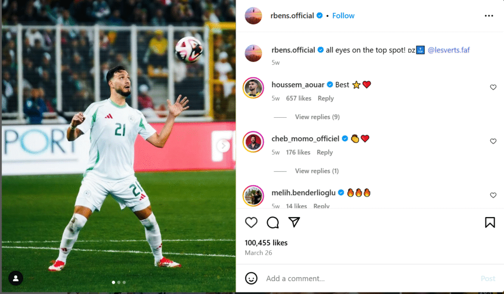 Ramy Bensebaini Fußballspieler Ramy Bensebaini Fußballspieler