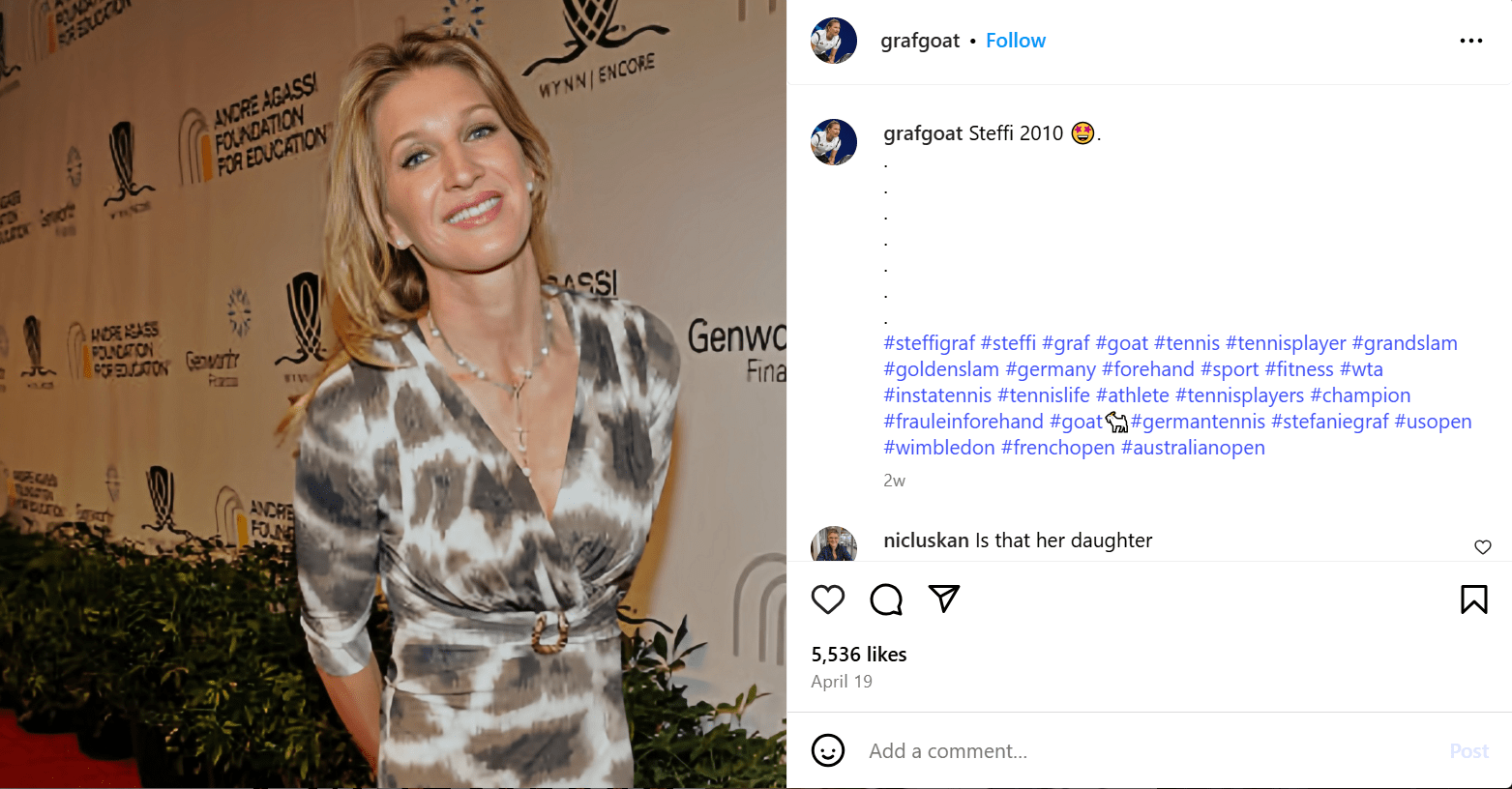 Steffi Graf Familie