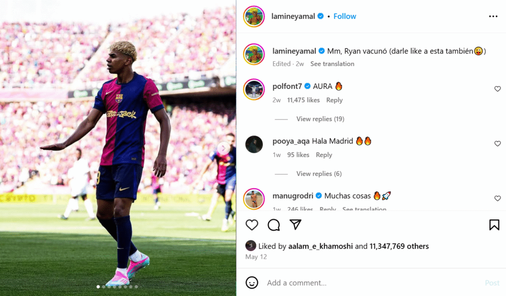 Lamine Yamal fußballspieler