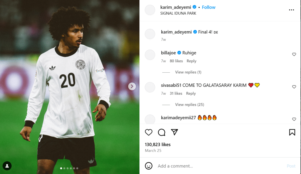 Karim Adeyemi fußballspieler