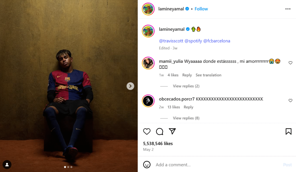 Lamine Yamal fußballspieler