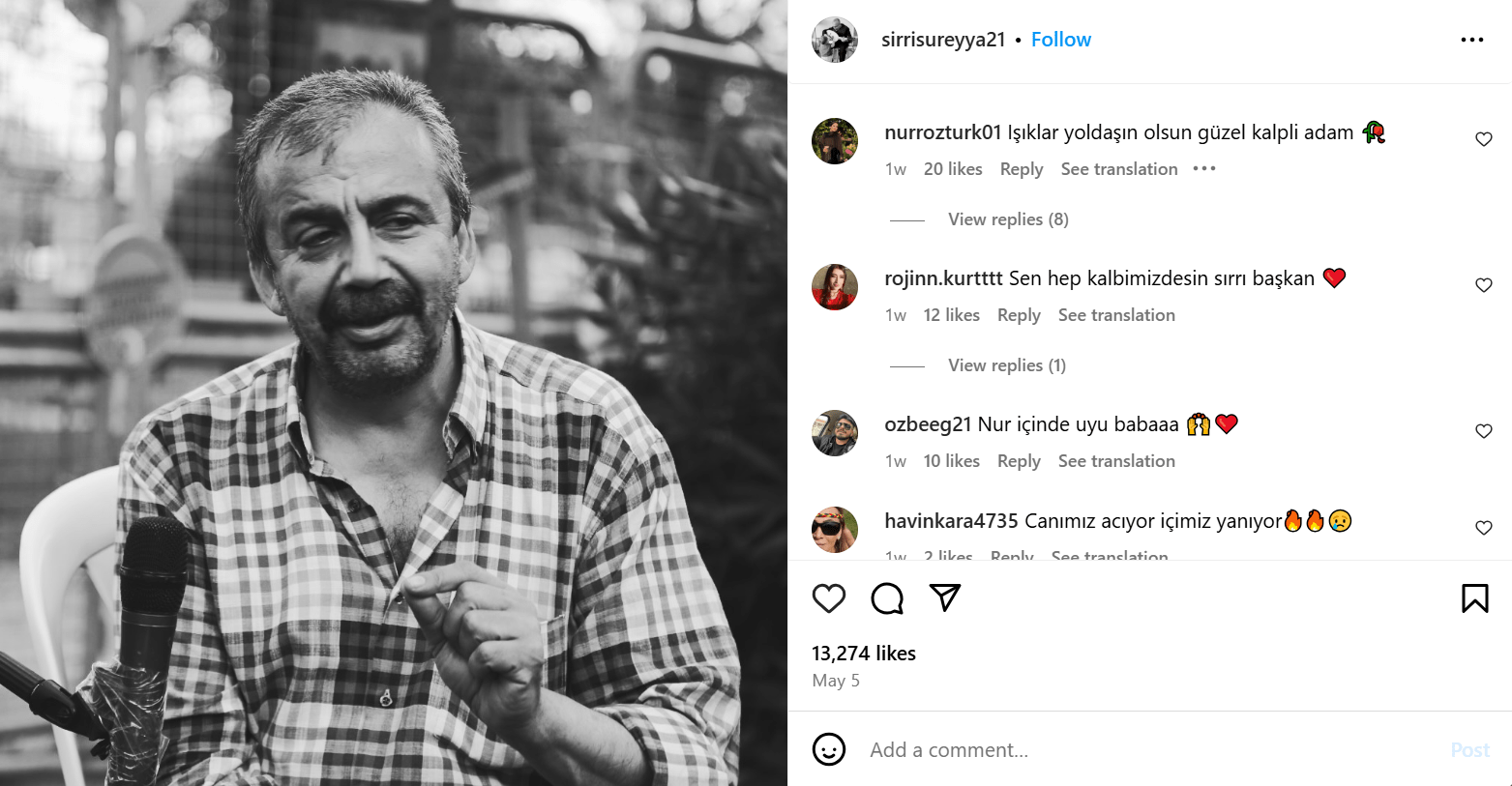 Sirri Süreyya Önder gestorben