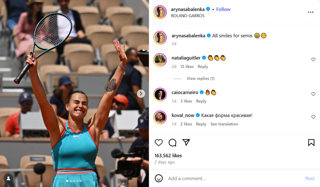 Aryna Sabalenka Freund Aryna Sabalenka Freund