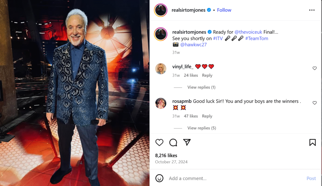 Tom Jones Sänger