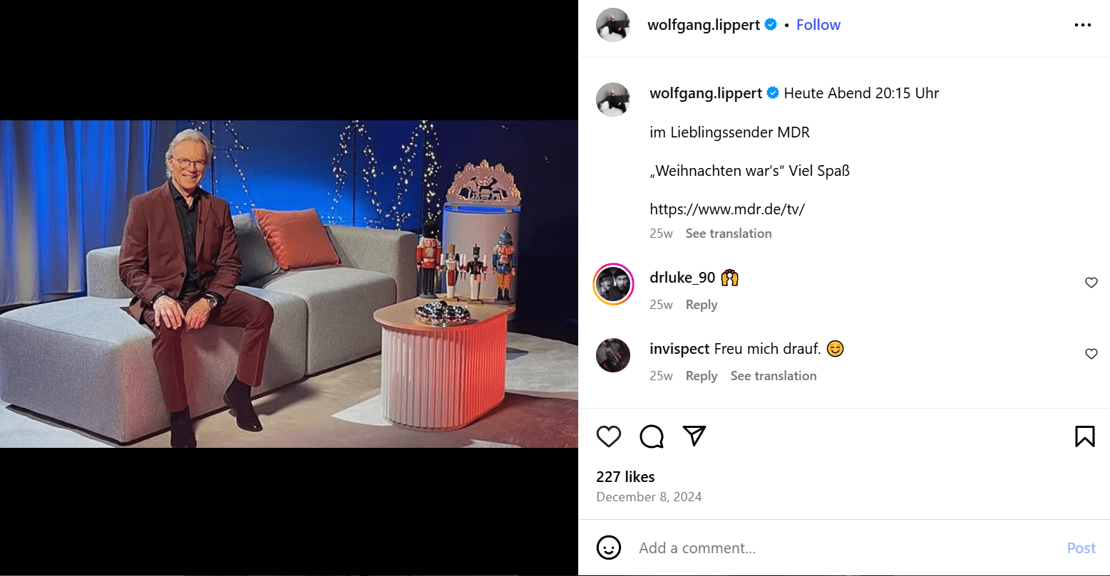 Wolfgang Lippert Alter