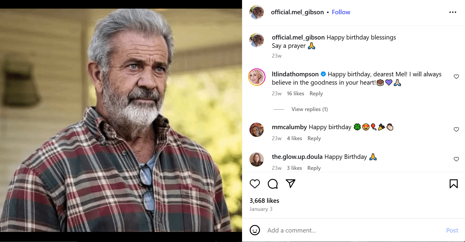 Mel Gibson Freundin