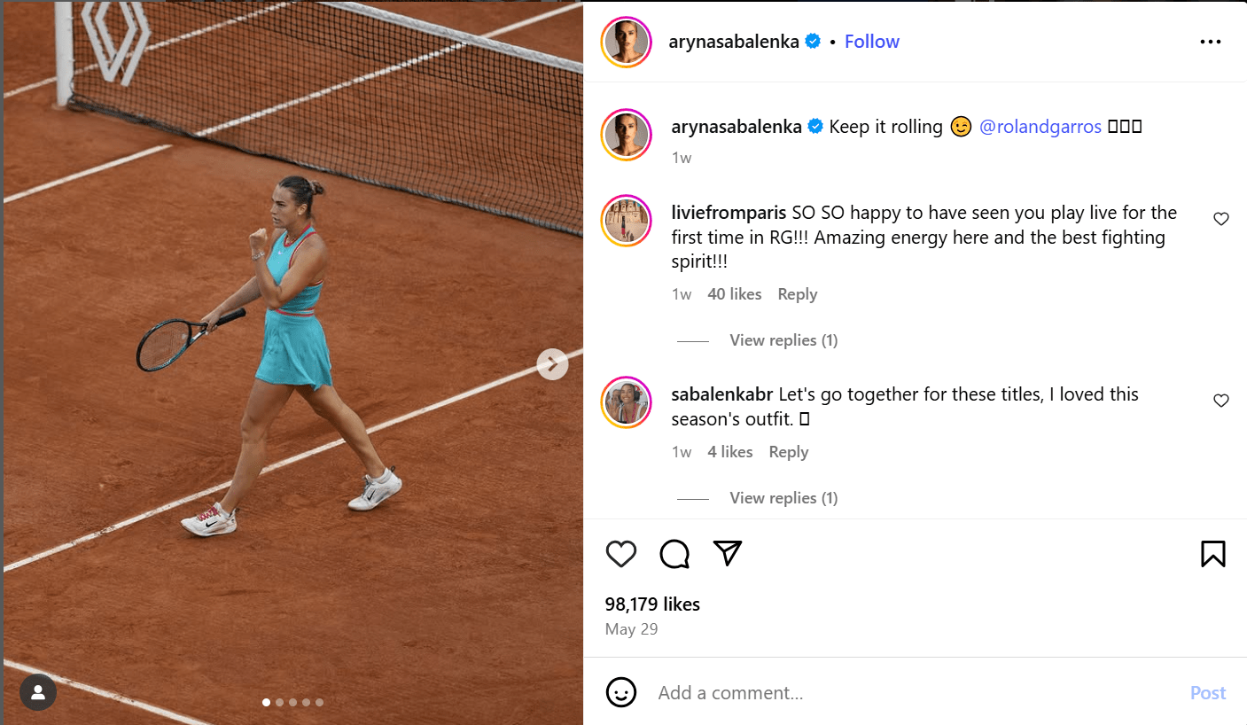 Aryna Sabalenka Freund