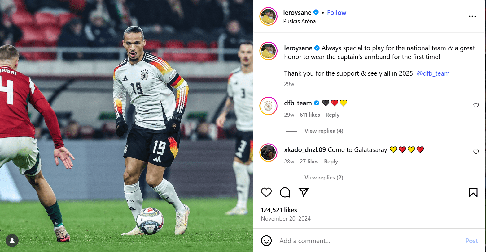 Leroy Sané Freundin