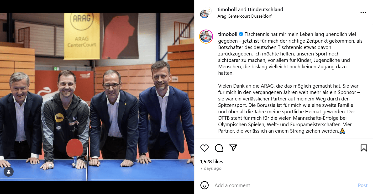 Timo Boll Ehefrau