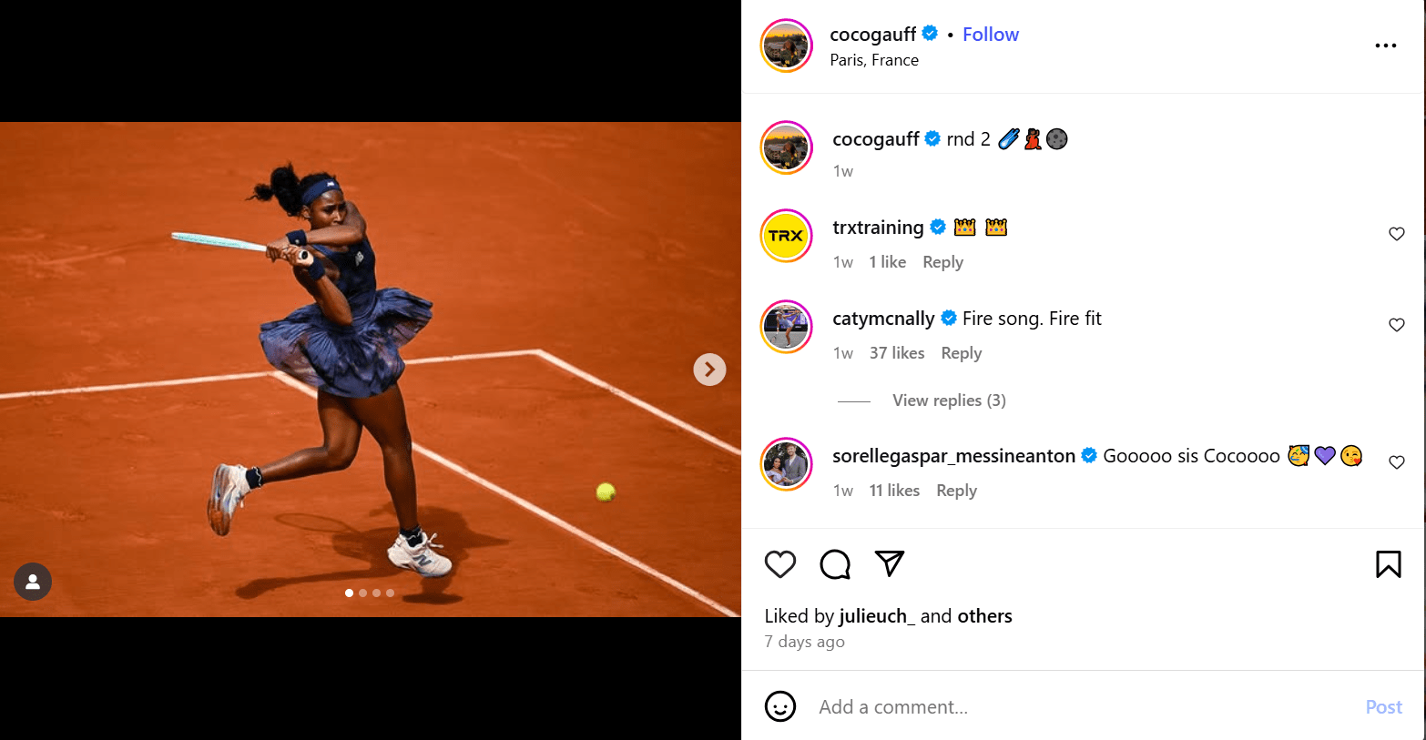Coco Gauff Freundin