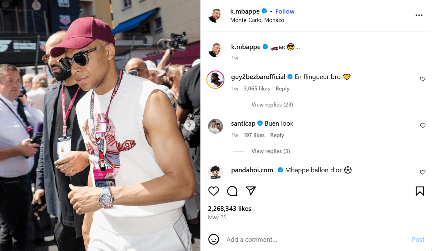 Kylian Mbappé Freundin