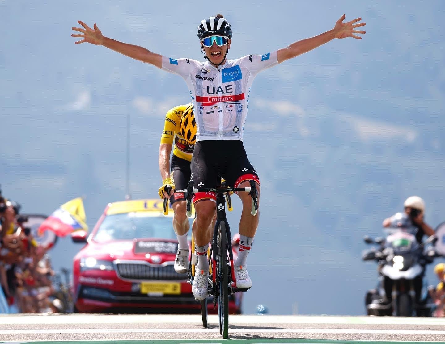 Die Liebesgeschichte von Tadej Pogačar