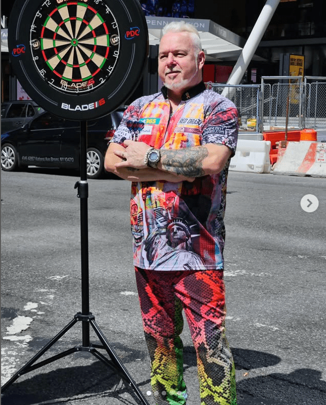 Peter Wright Ehefrau
